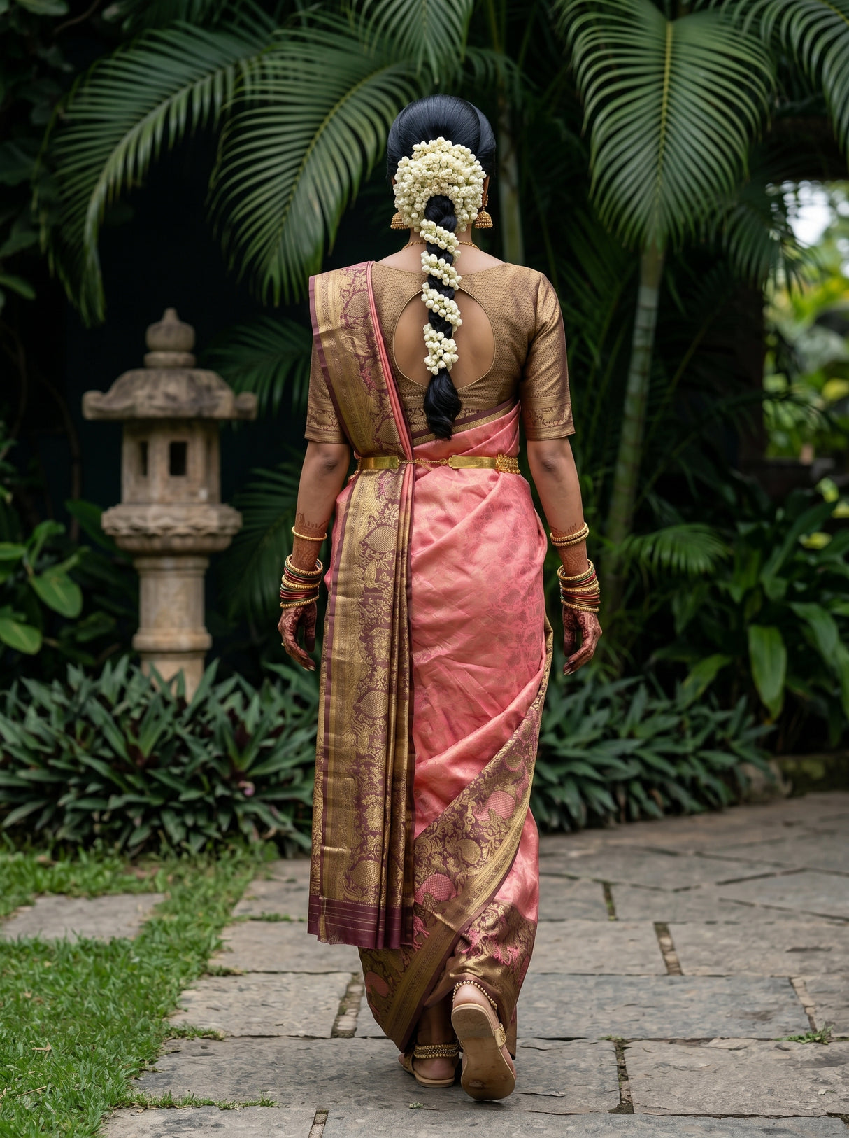 MIMOSA Saree Saree — pose 2 styling detail