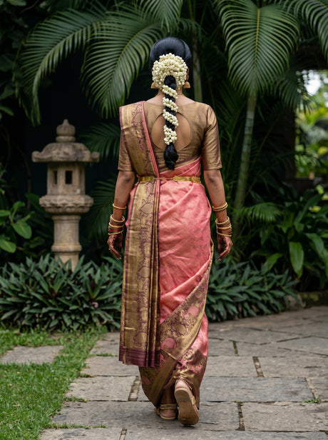 MIMOSA Saree Saree — pose 2 styling detail