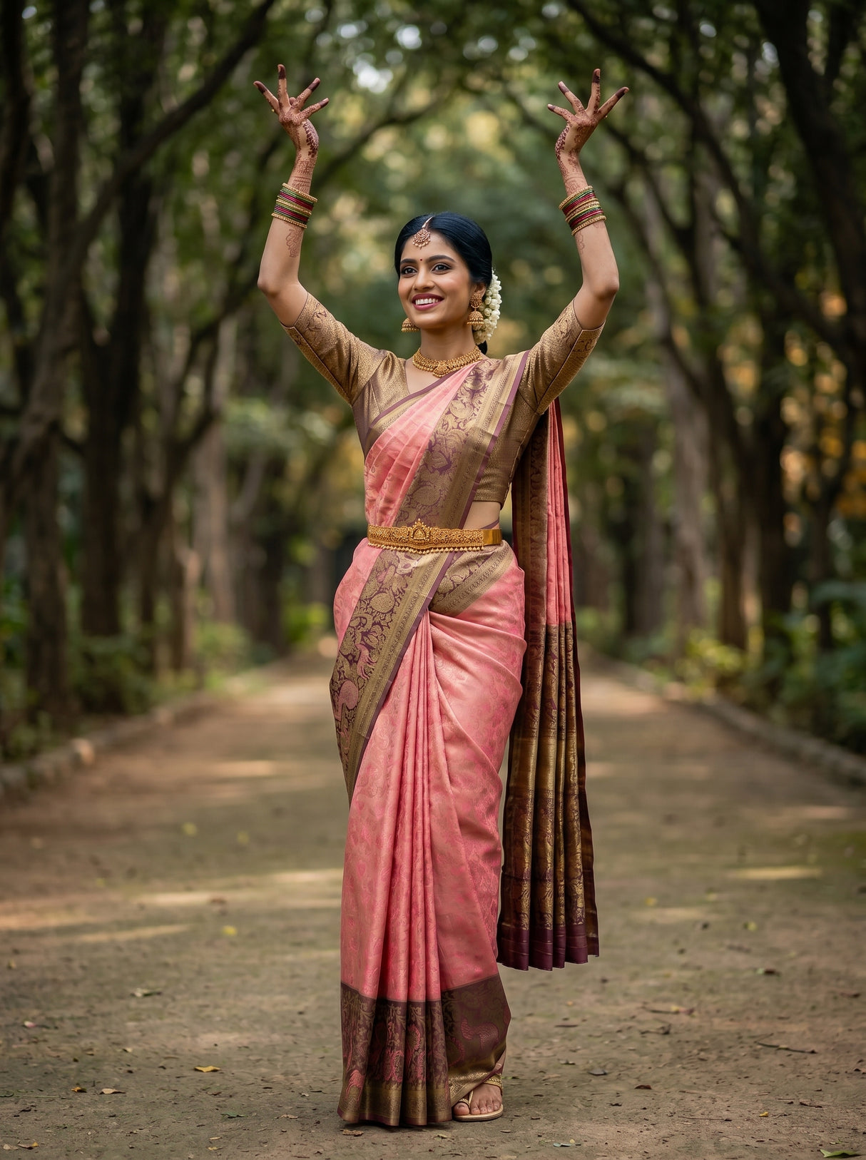 MIMOSA Saree Saree — pose 5 styling detail