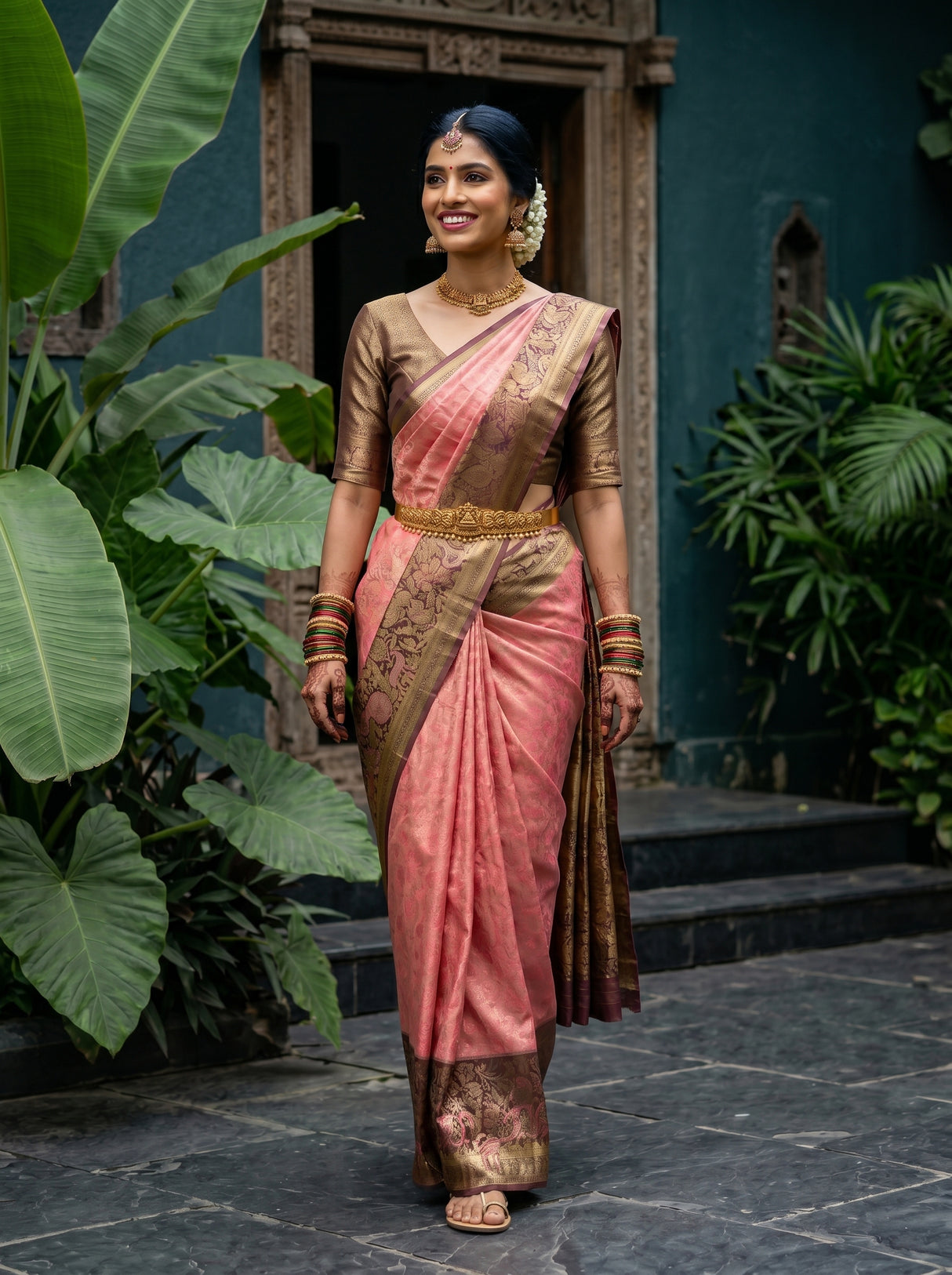 MIMOSA Saree Saree — pose 6 styling detail