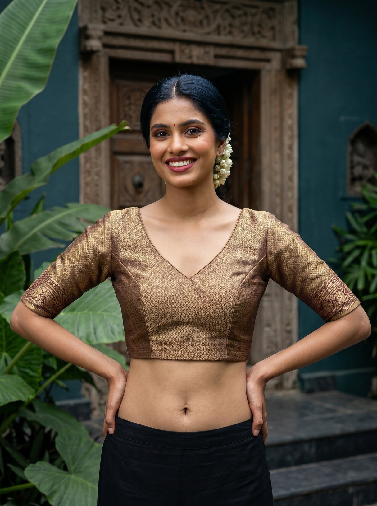 MIMOSA Saree Saree — blouse close-up