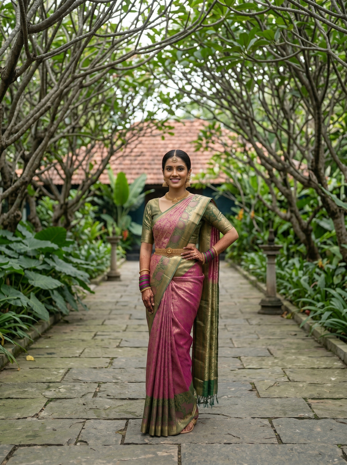 MIMOSA Saree Saree — pose 4 styling detail