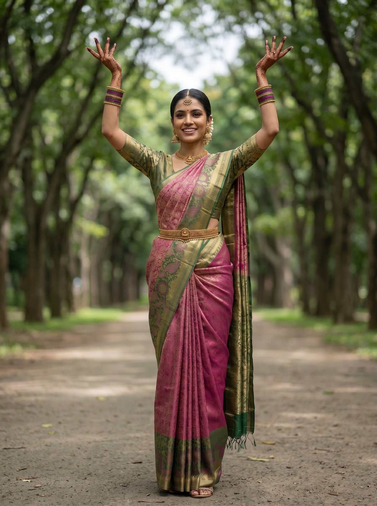 MIMOSA Saree Saree — pose 5 styling detail