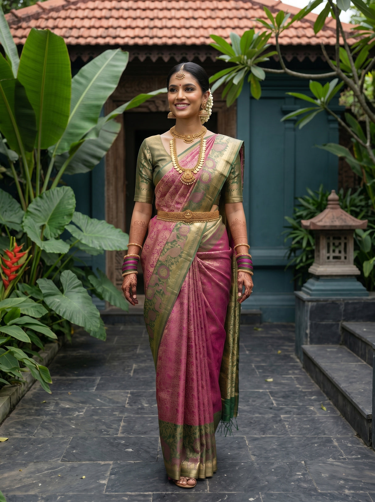 MIMOSA Saree Saree — pose 6 styling detail
