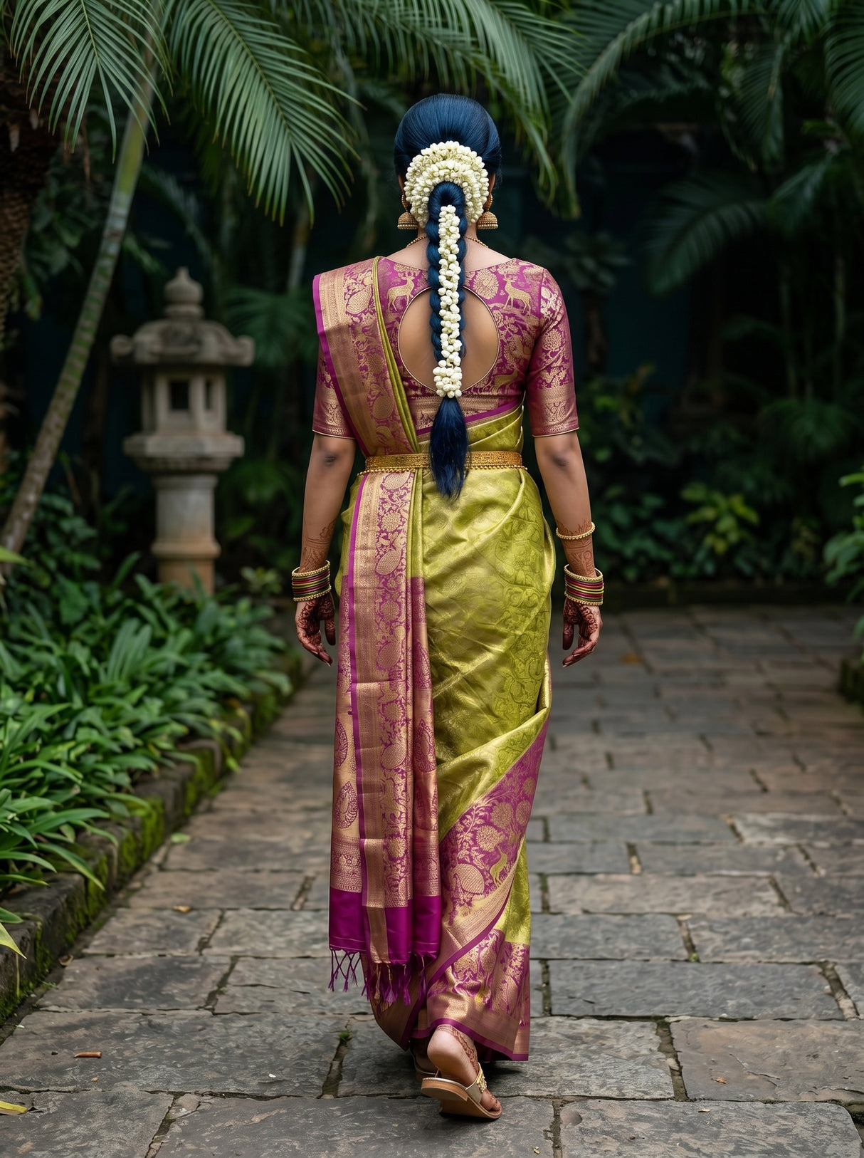 MIMOSA Saree Saree — pose 2 styling detail