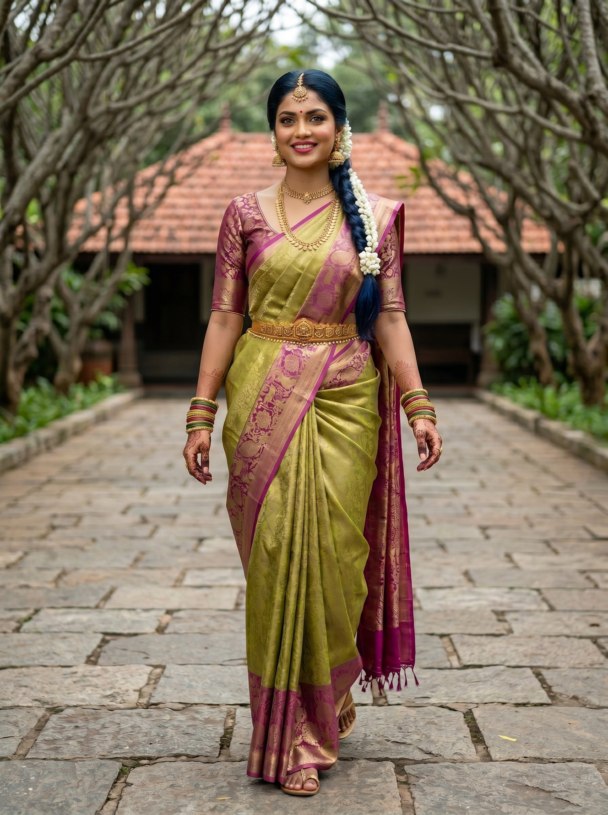 MIMOSA Saree Saree — pose 6 styling detail