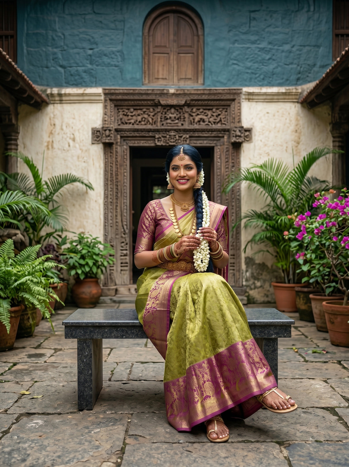 MIMOSA Saree Saree — pose 8 styling detail