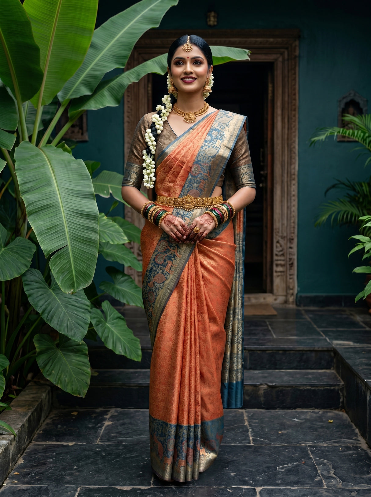 MIMOSA Saree Saree — front view on mannequin