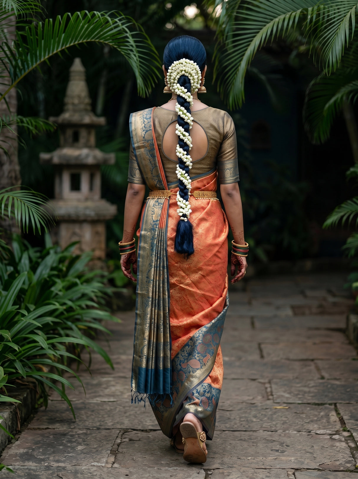 MIMOSA Saree Saree — pose 2 styling detail