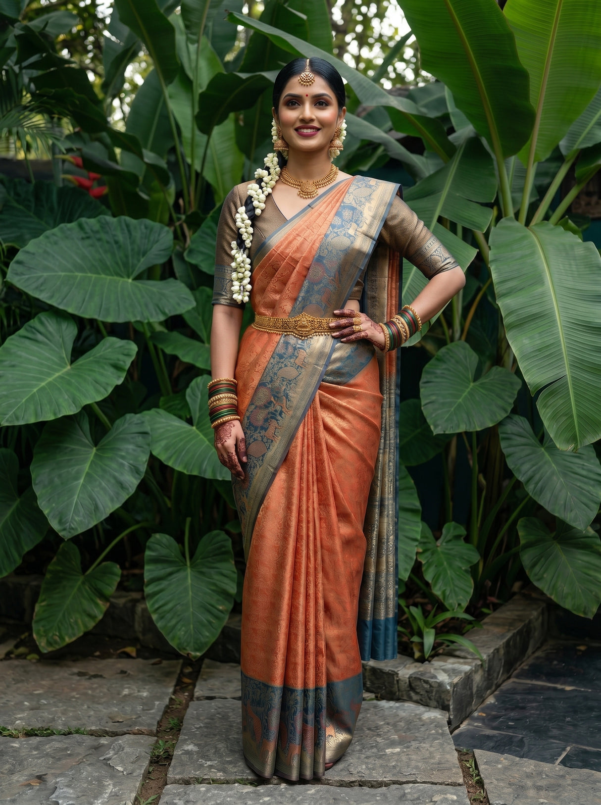 MIMOSA Saree Saree — pose 4 styling detail