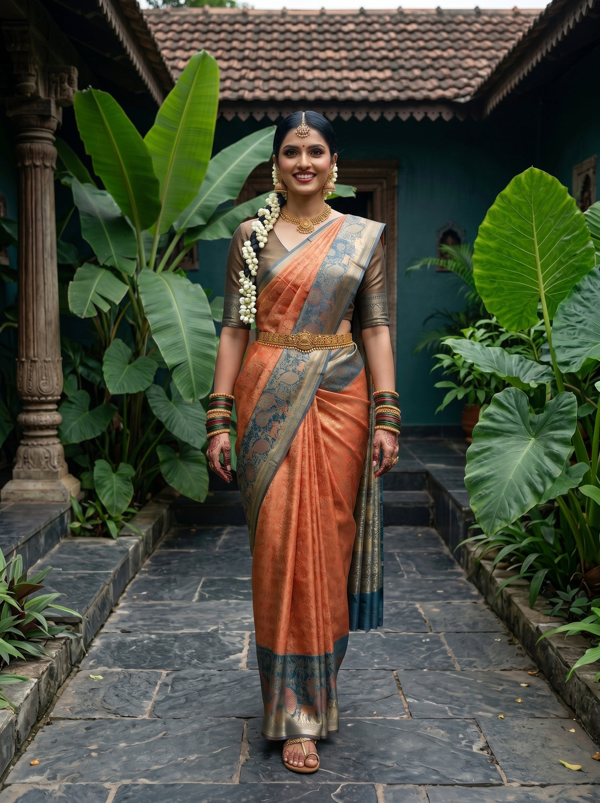 MIMOSA Saree Saree — pose 6 styling detail