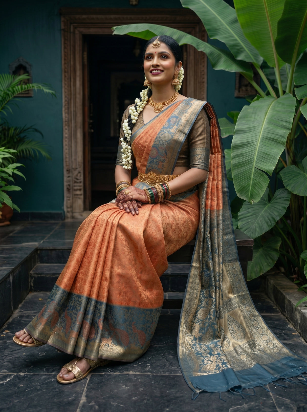 MIMOSA Saree Saree — pose 8 styling detail