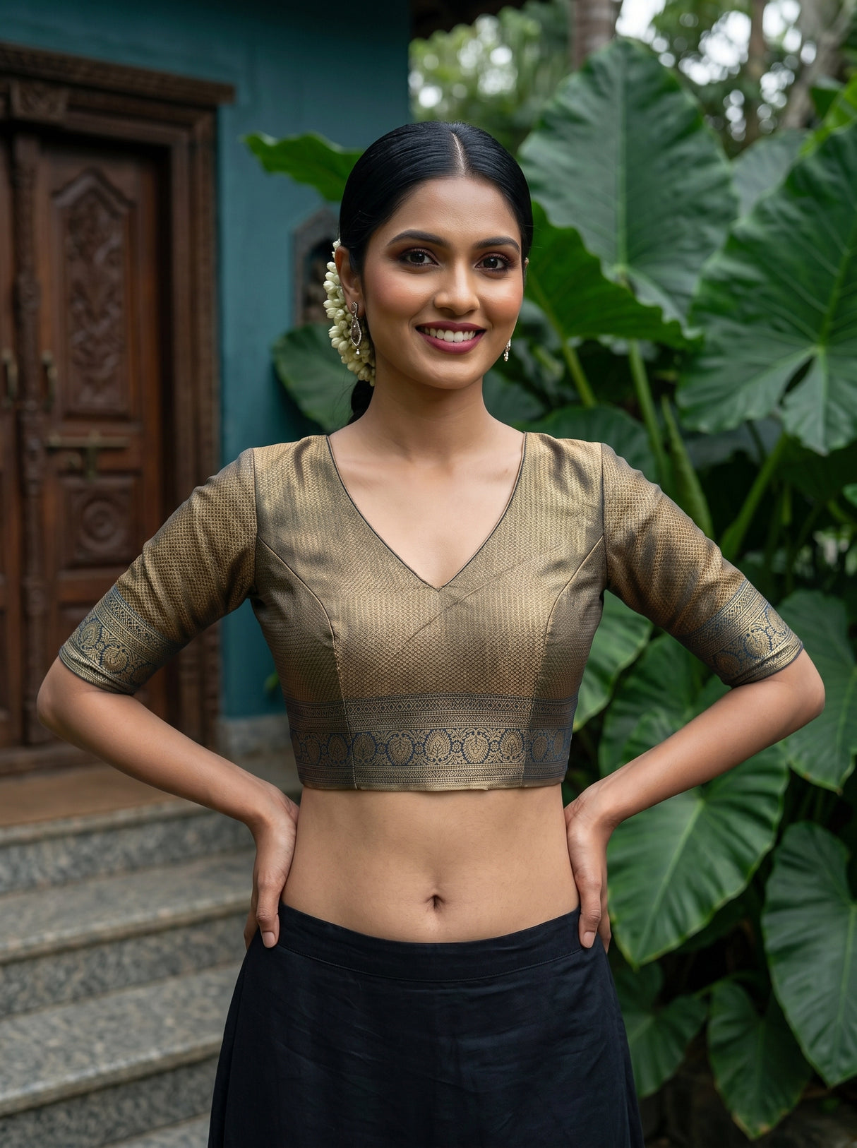 MIMOSA Saree Saree — blouse close-up
