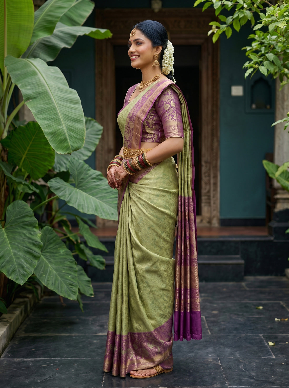 MIMOSA Saree Saree — pose 3 styling detail