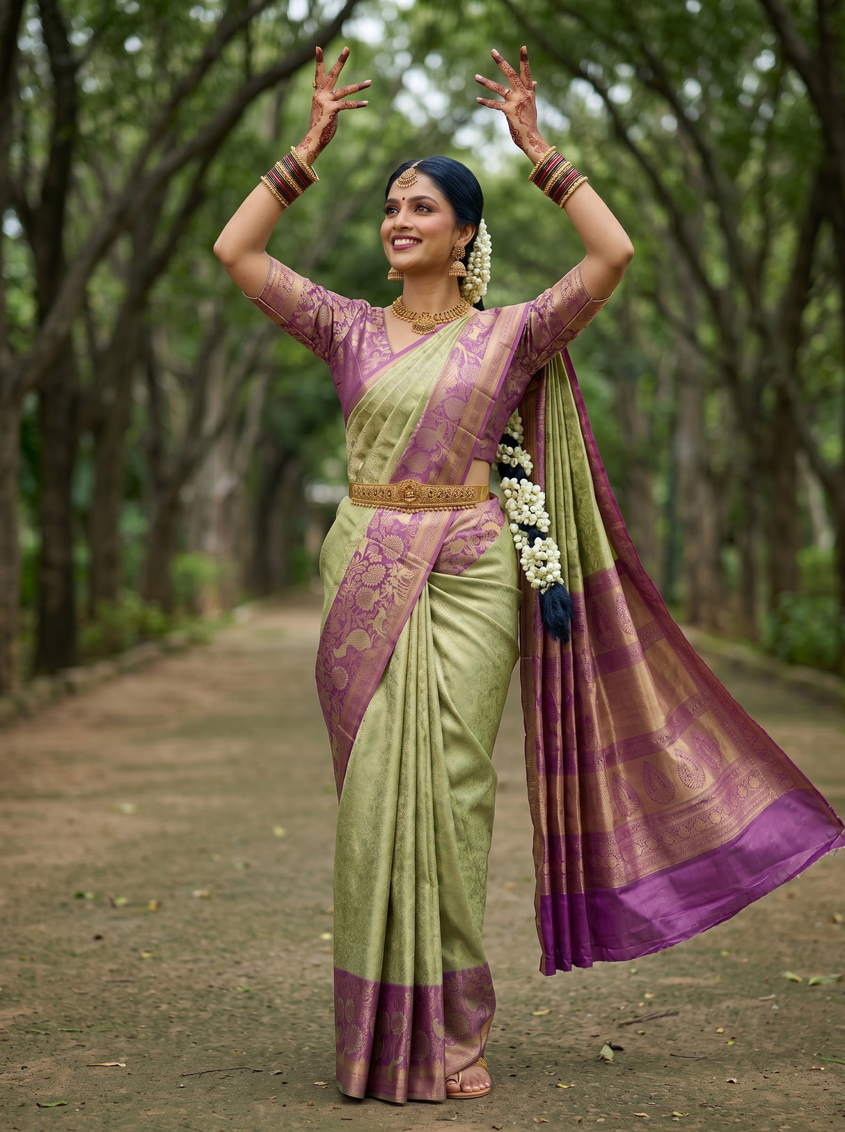 MIMOSA Saree Saree — pose 5 styling detail