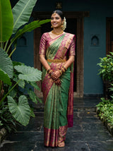 MIMOSA Saree Saree — front view on mannequin
