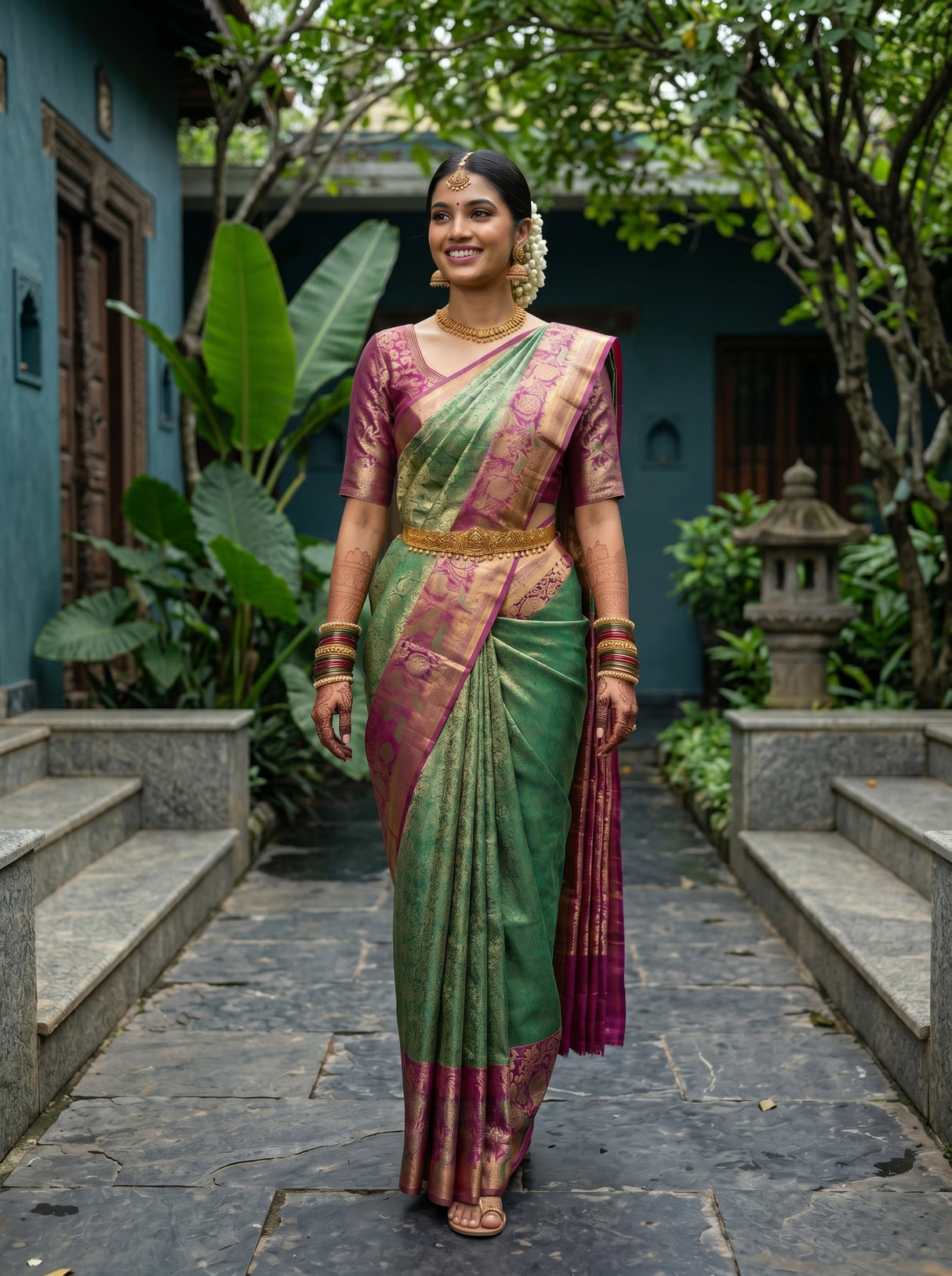 MIMOSA Saree Saree — pose 6 styling detail
