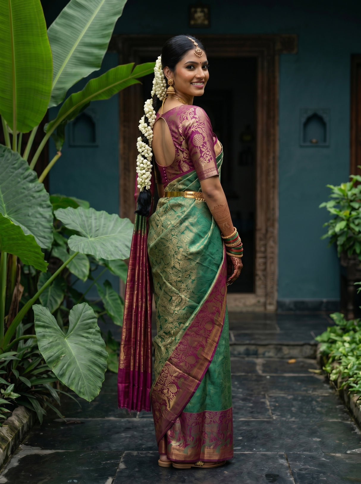 MIMOSA Saree Saree — pose 7 styling detail