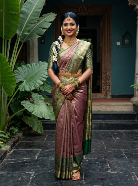 MIMOSA Saree Saree — front view on mannequin