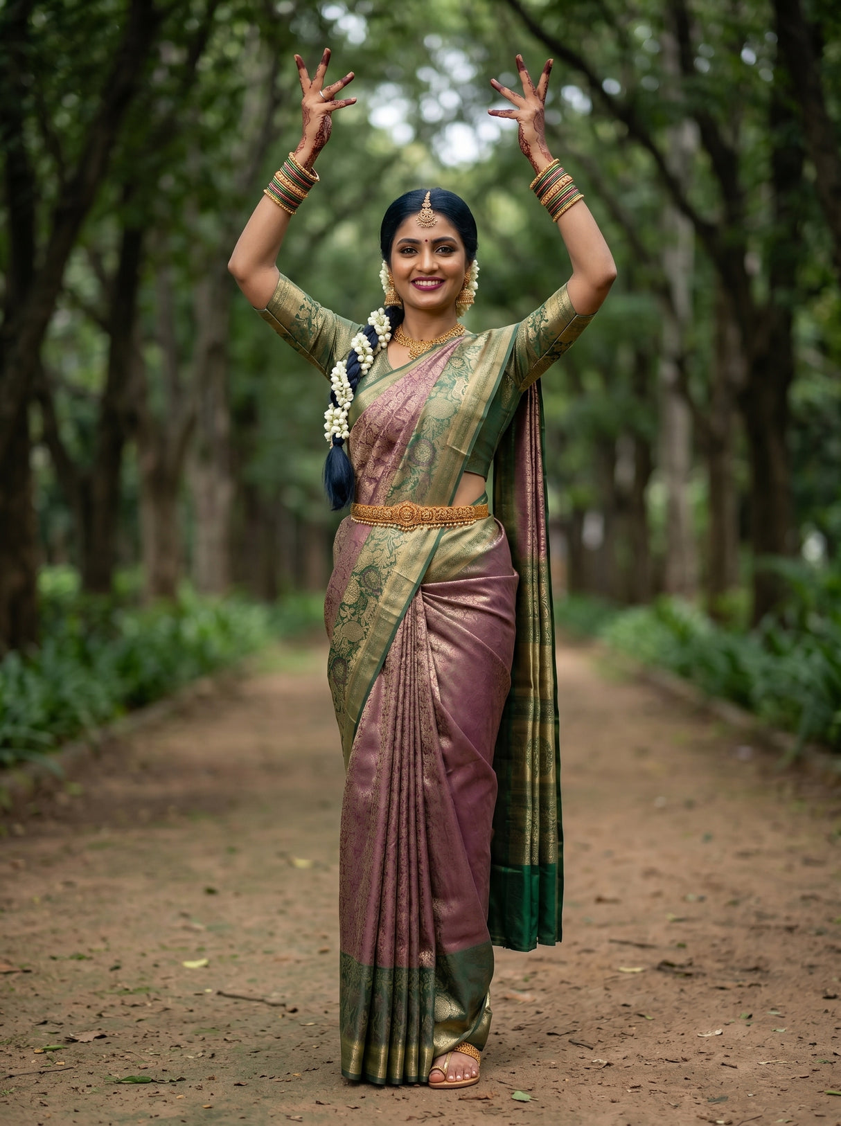 MIMOSA Saree Saree — pose 5 styling detail