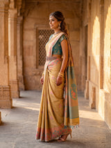 MIMOSA Ananda Saree Saree — pose 3 styling detail