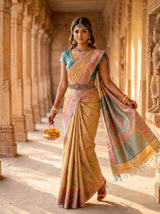 MIMOSA Ananda Saree Saree — pose 9 styling detail
