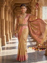 MIMOSA Gajari Saree Saree — pose 5 styling detail