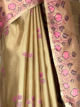 MIMOSA Gajari Saree Saree — fleets shot full lifestyle