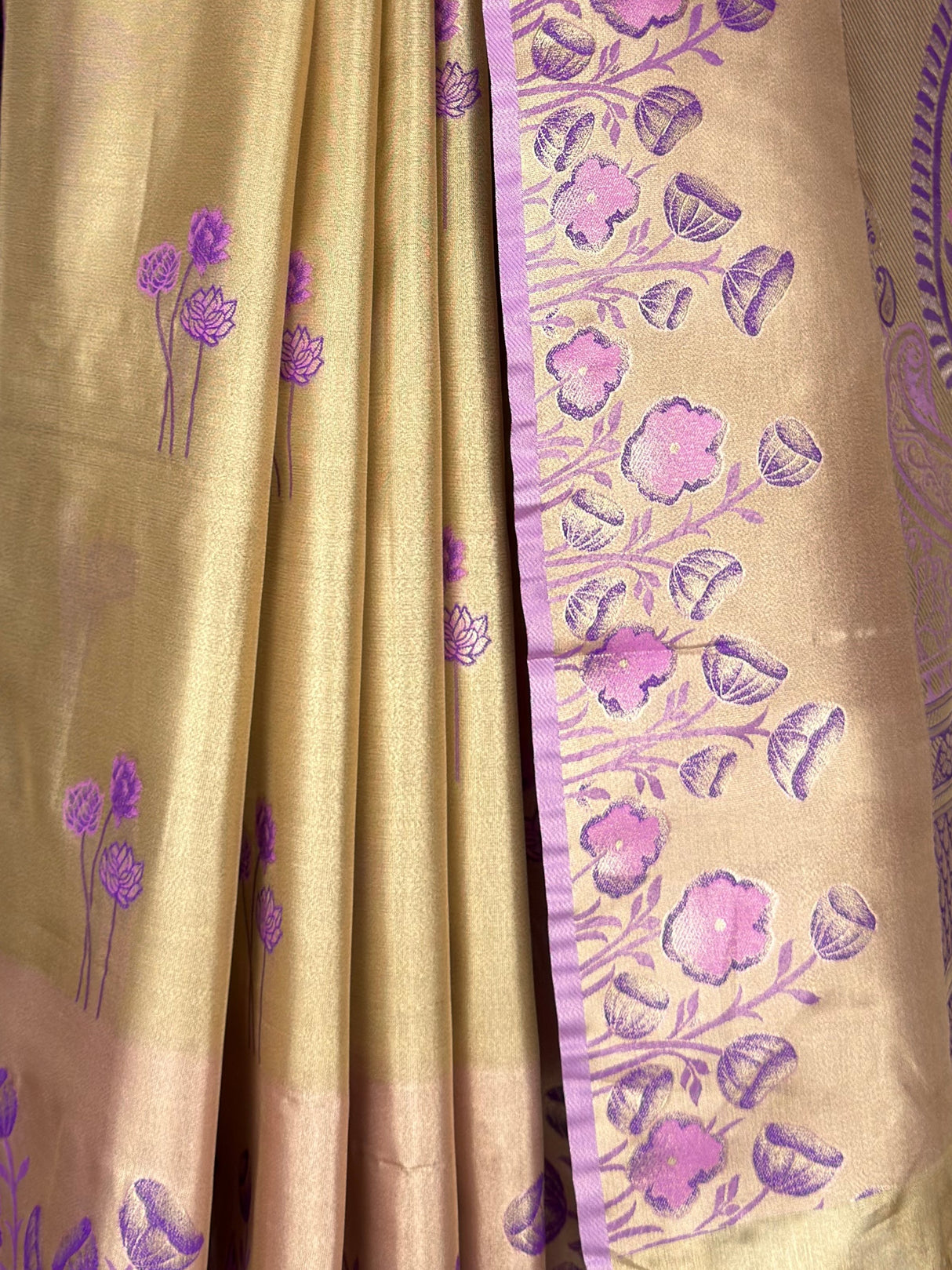 MIMOSA Magenta Saree Saree — fleets shot full lifestyle