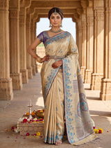 MIMOSA Navy Saree Saree — pose 4 styling detail