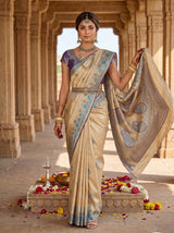 MIMOSA Navy Saree Saree — pose 5 styling detail
