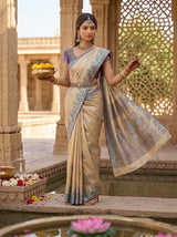 MIMOSA Navy Saree Saree — pose 9 styling detail