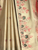 MIMOSA Red Saree Saree — fleets shot full lifestyle