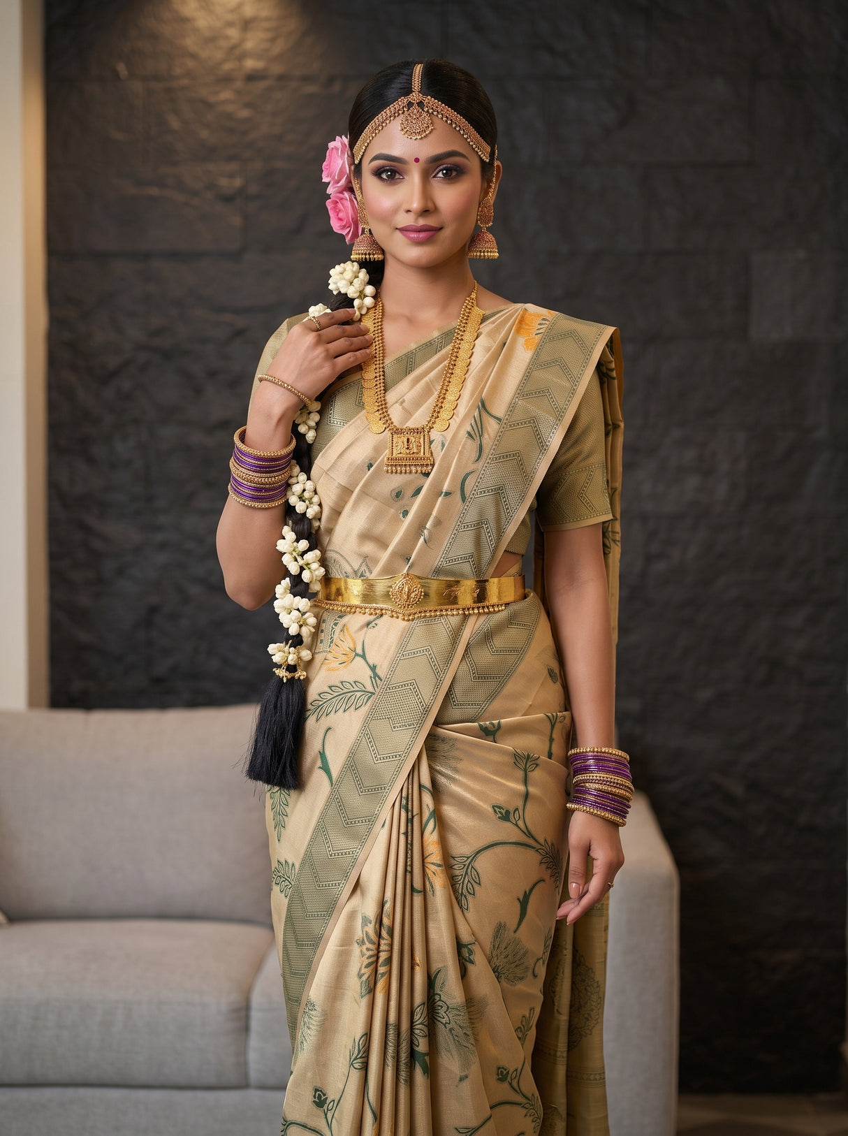 MIMOSA Saree Saree — pose 10 styling detail