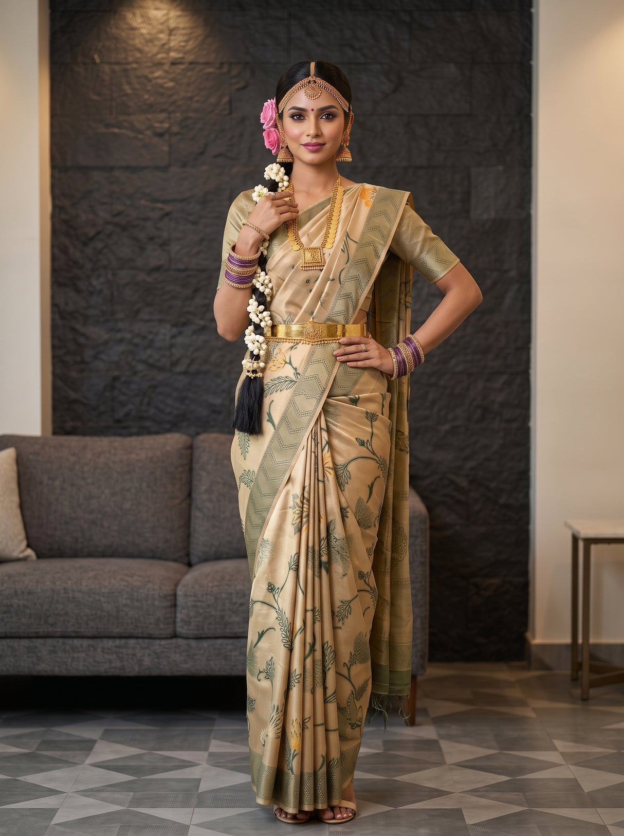 MIMOSA Saree Saree — pose 4 styling detail