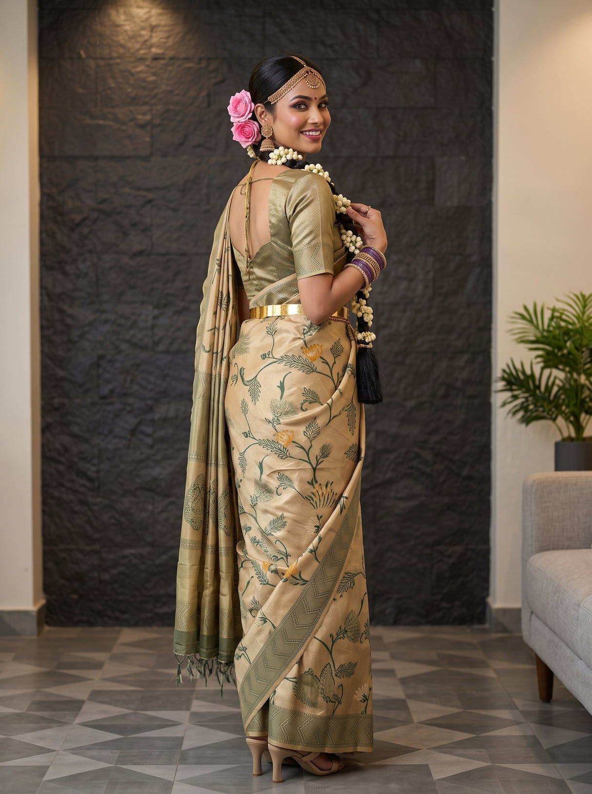 MIMOSA Saree Saree — pose 7 styling detail