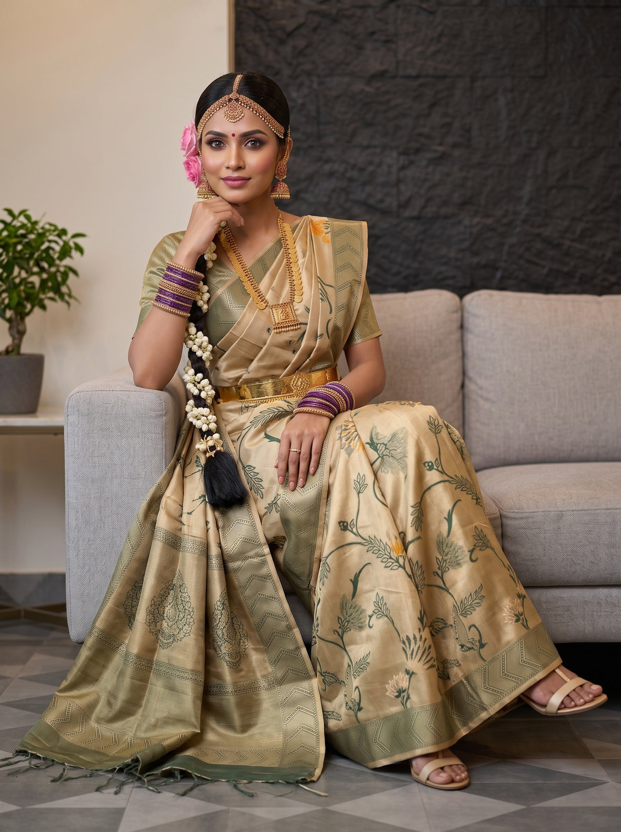 MIMOSA Saree Saree — pose 8 styling detail