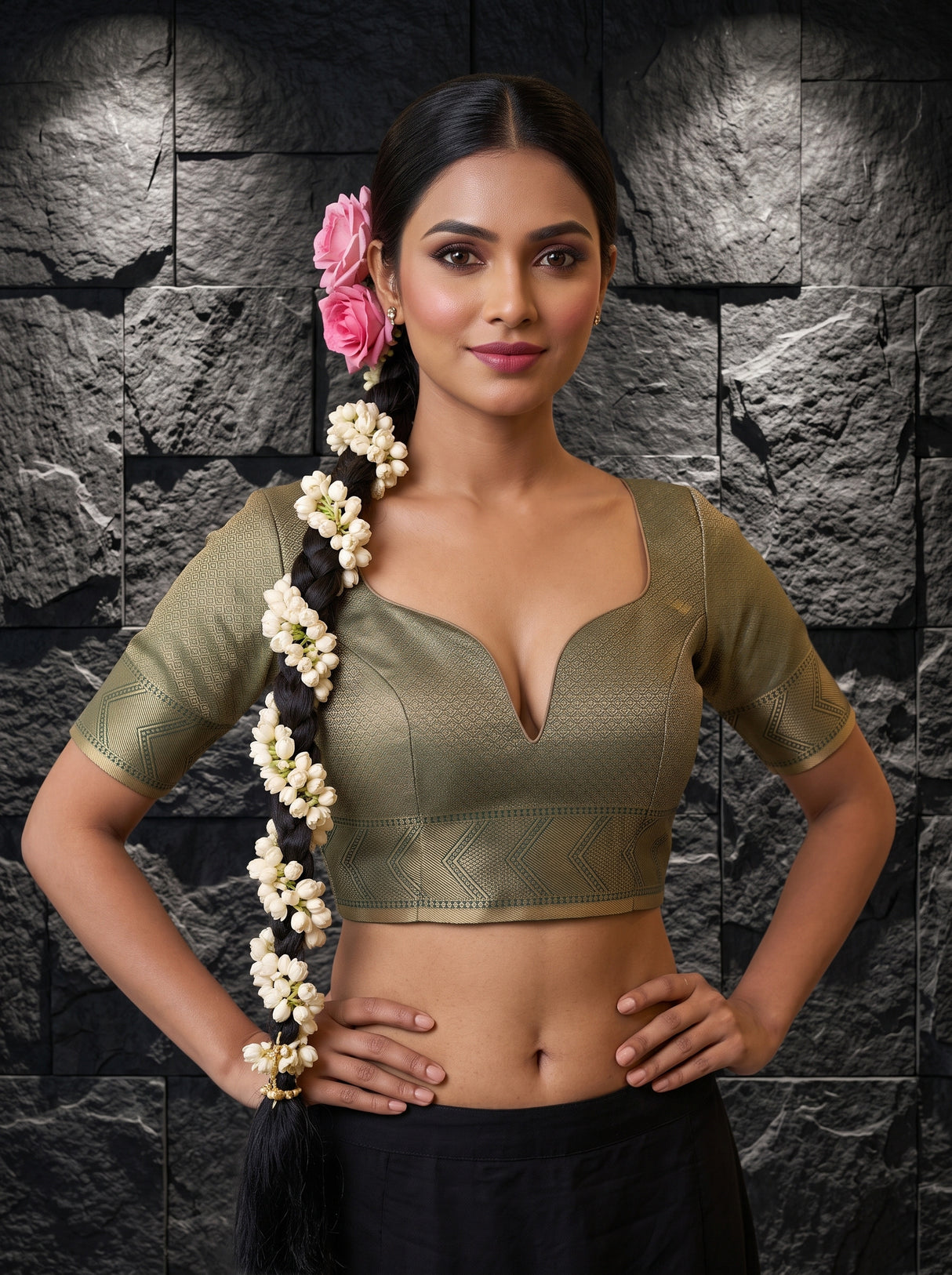 MIMOSA Saree Saree — blouse close-up