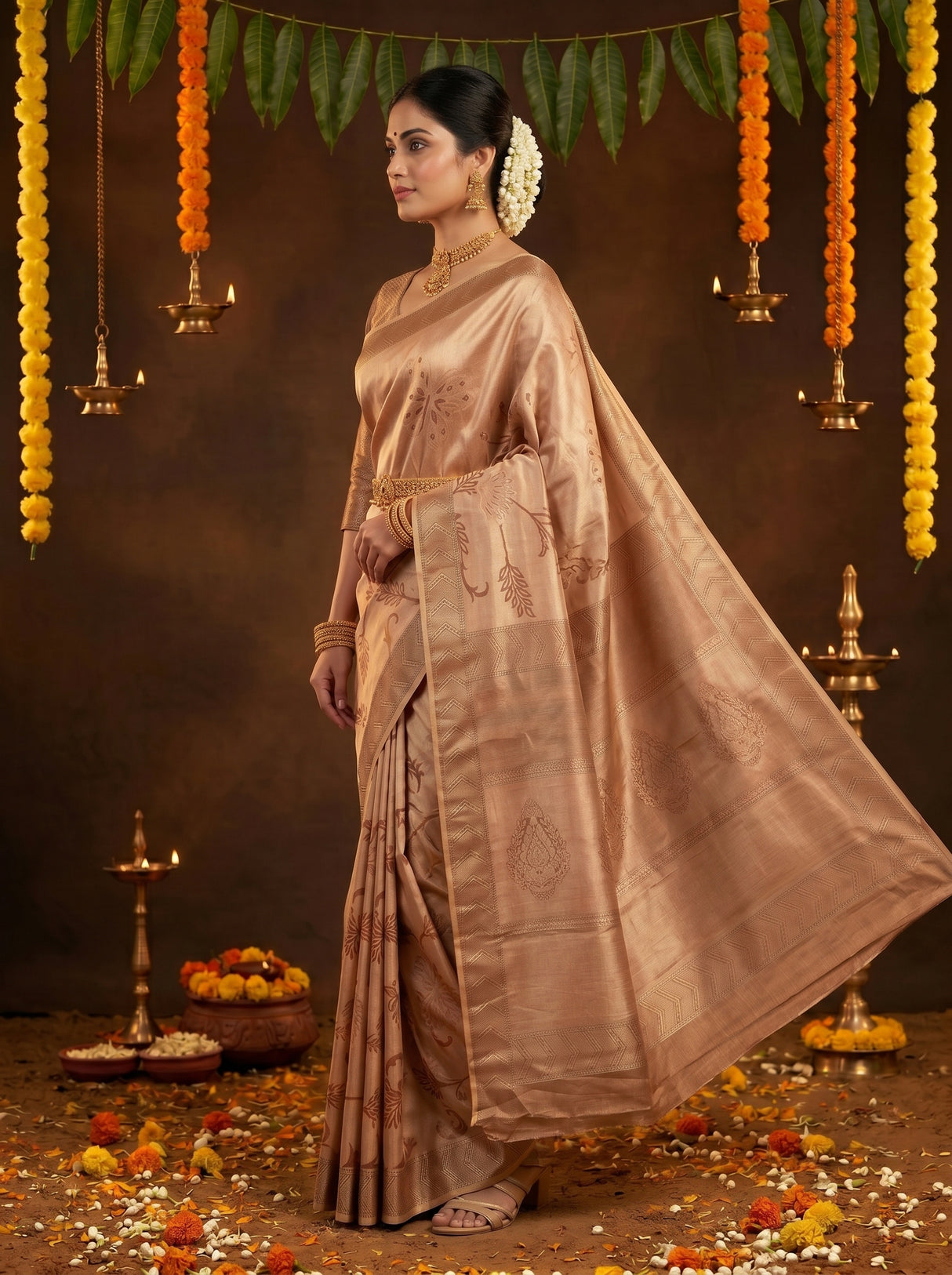 MIMOSA Saree Saree — pose 3 styling detail