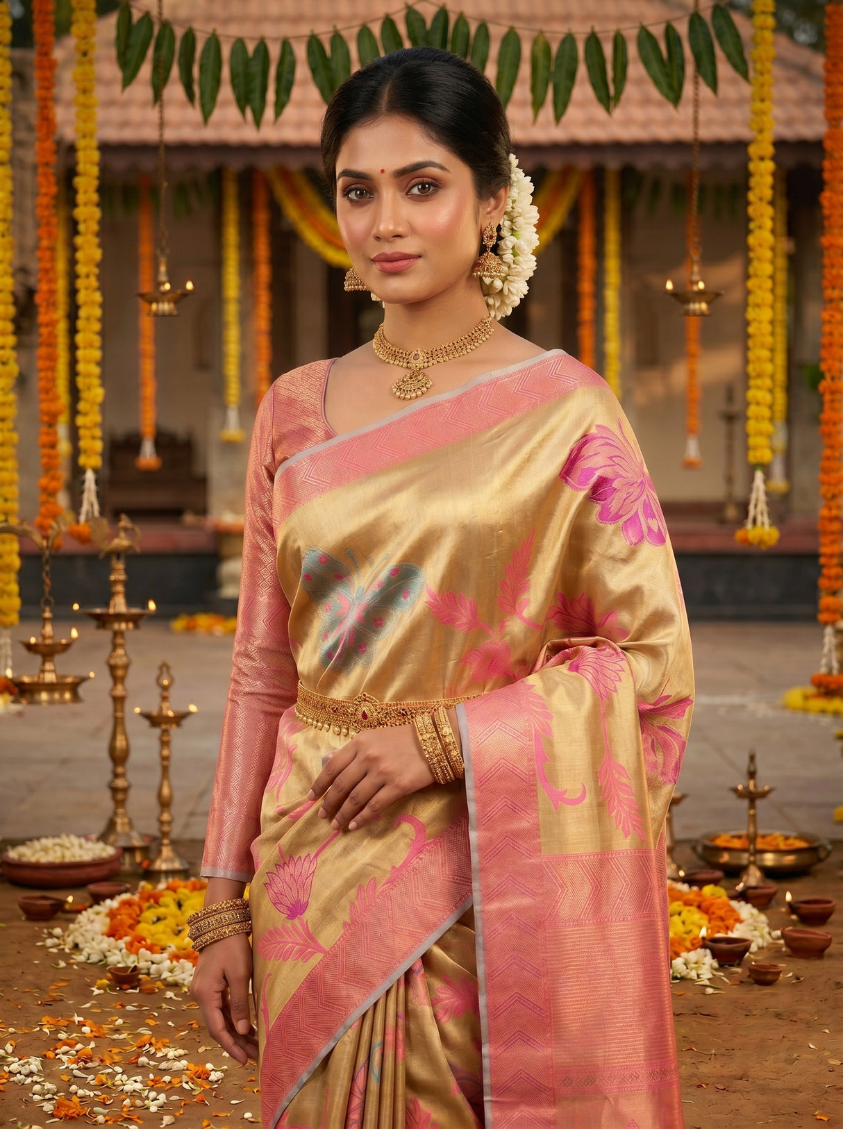 MIMOSA Saree Saree — pose 10 styling detail