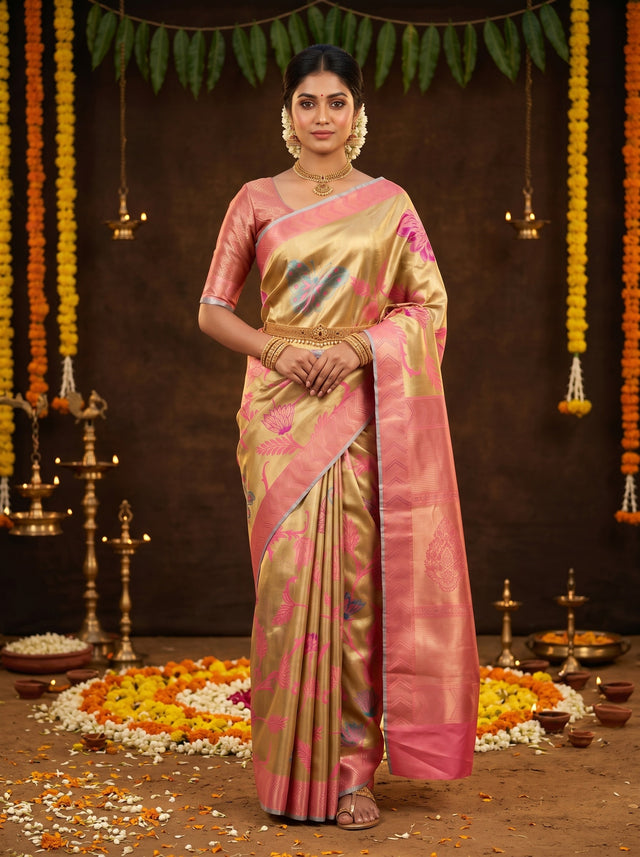 MIMOSA Saree Saree — front view on mannequin