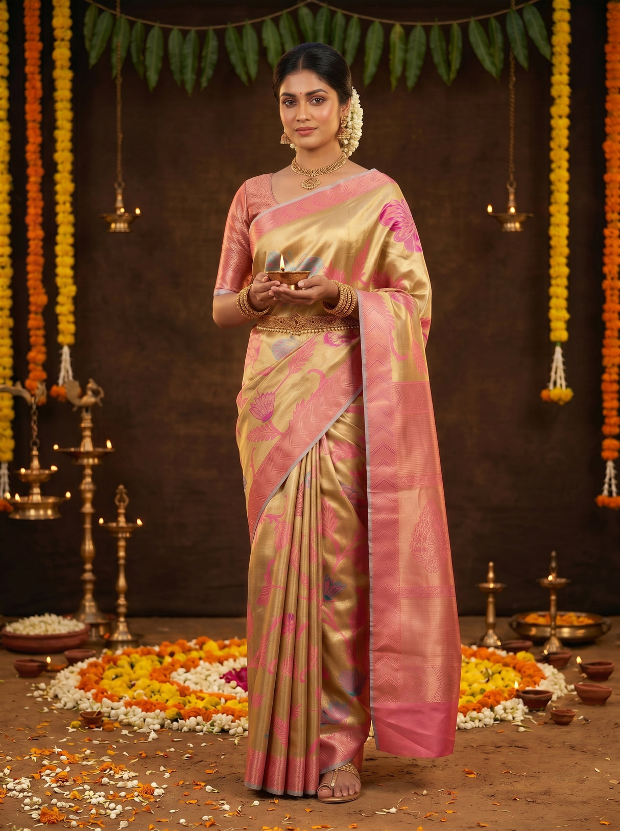 MIMOSA Saree Saree — pose 4 styling detail