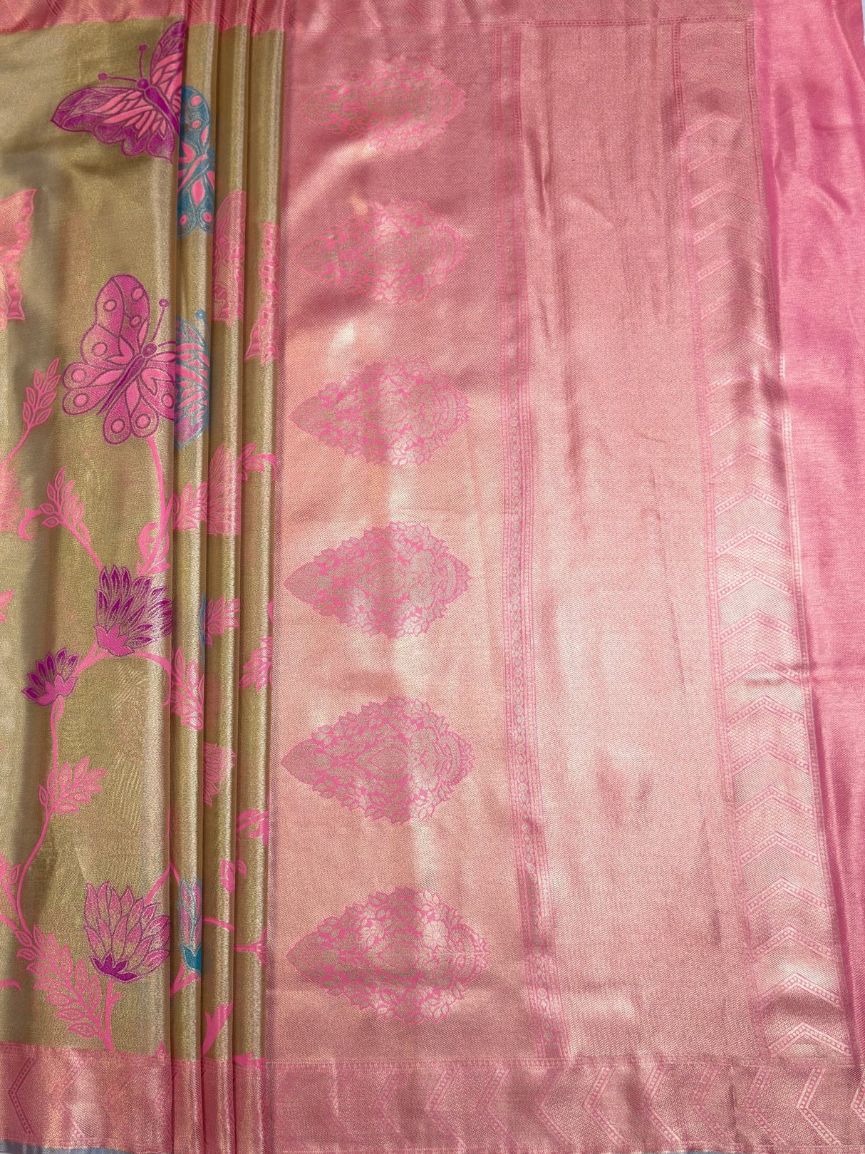 MIMOSA Saree Saree — pallu and zari work detail