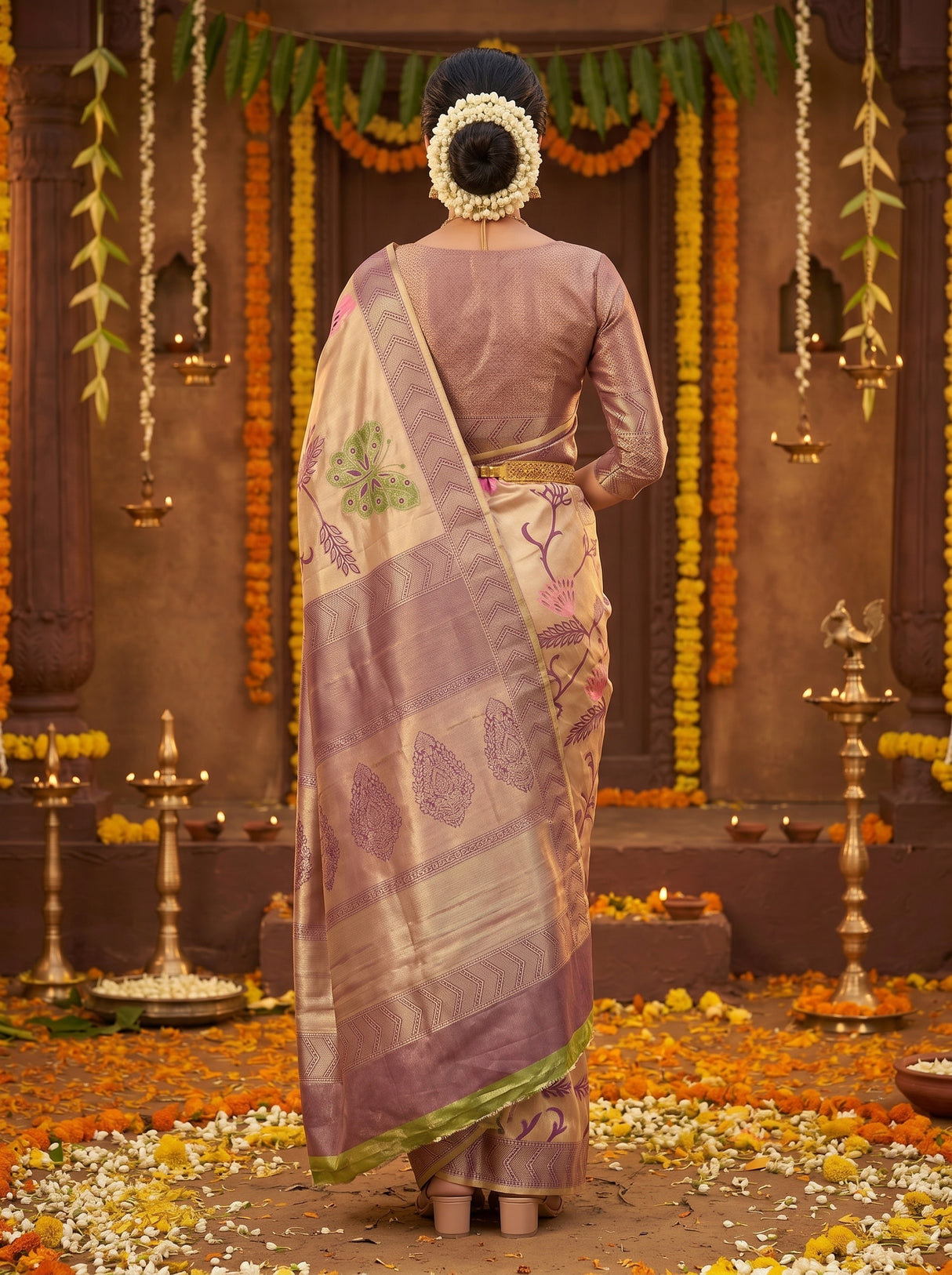 MIMOSA Saree Saree — pose 2 styling detail