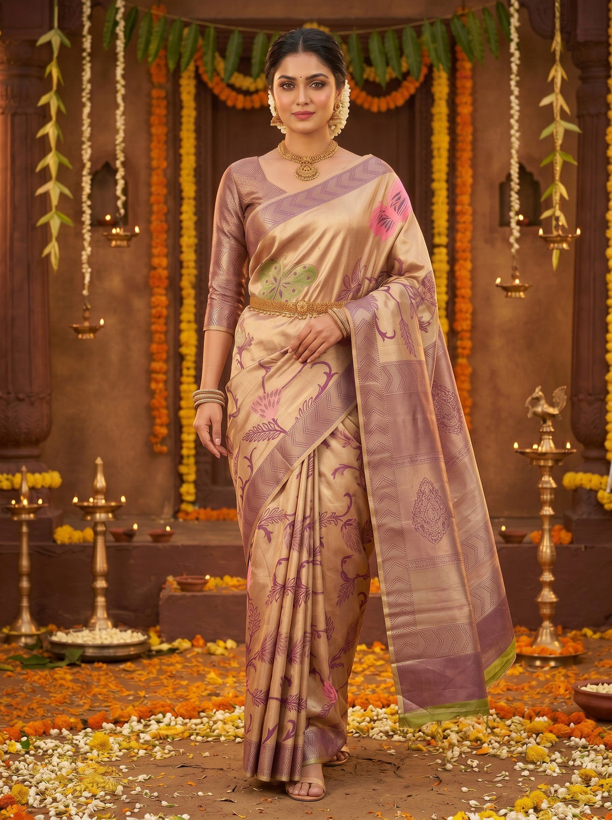 MIMOSA Saree Saree — pose 6 styling detail