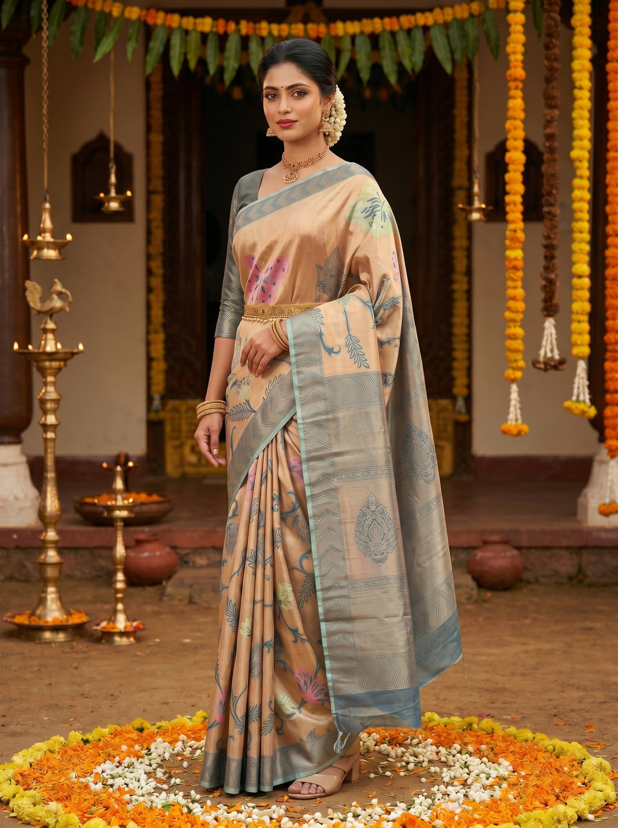 MIMOSA Saree Saree — pose 5 styling detail