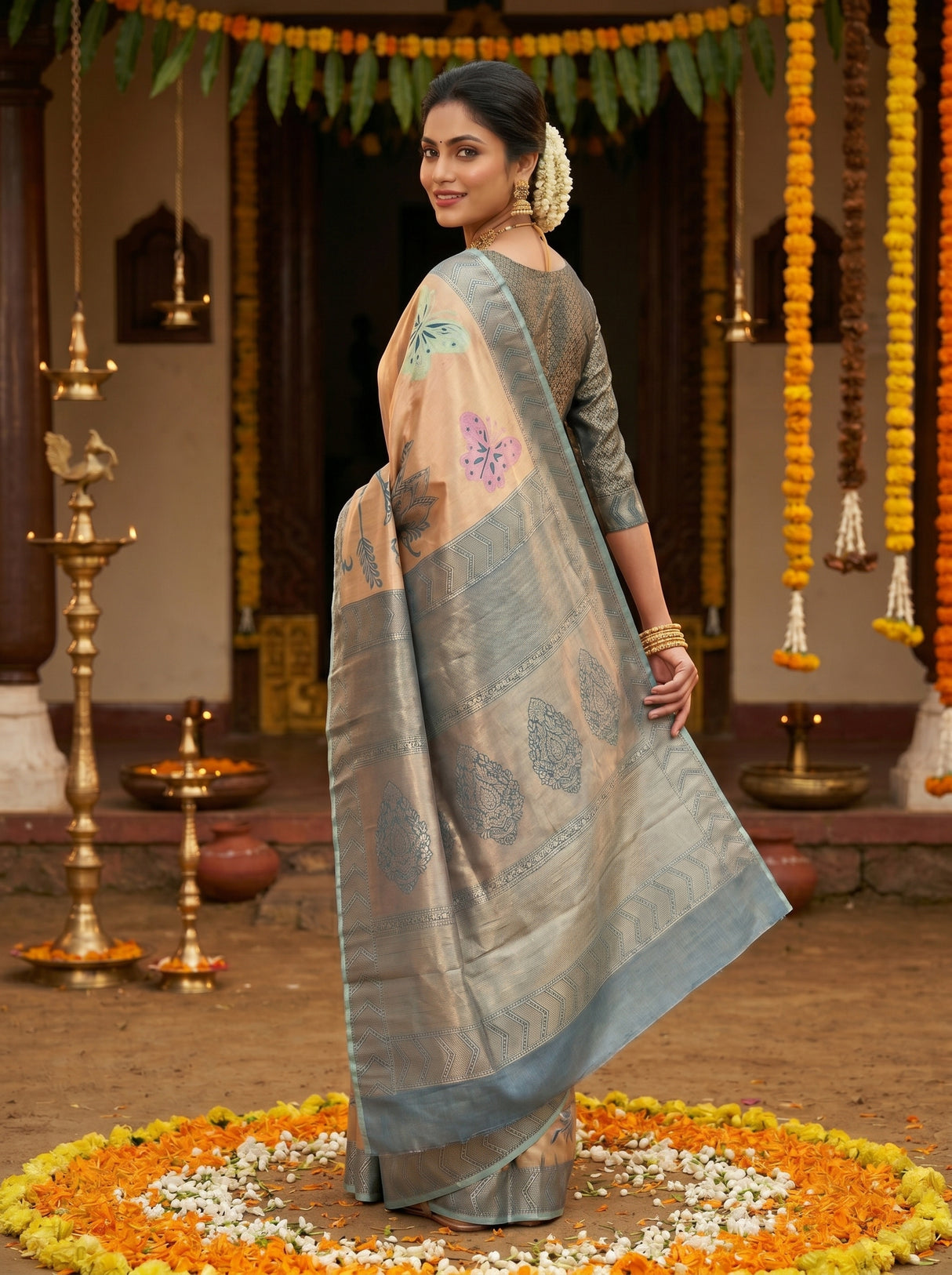 MIMOSA Saree Saree — pose 9 styling detail