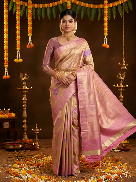 MIMOSA Saree Saree — front view on mannequin