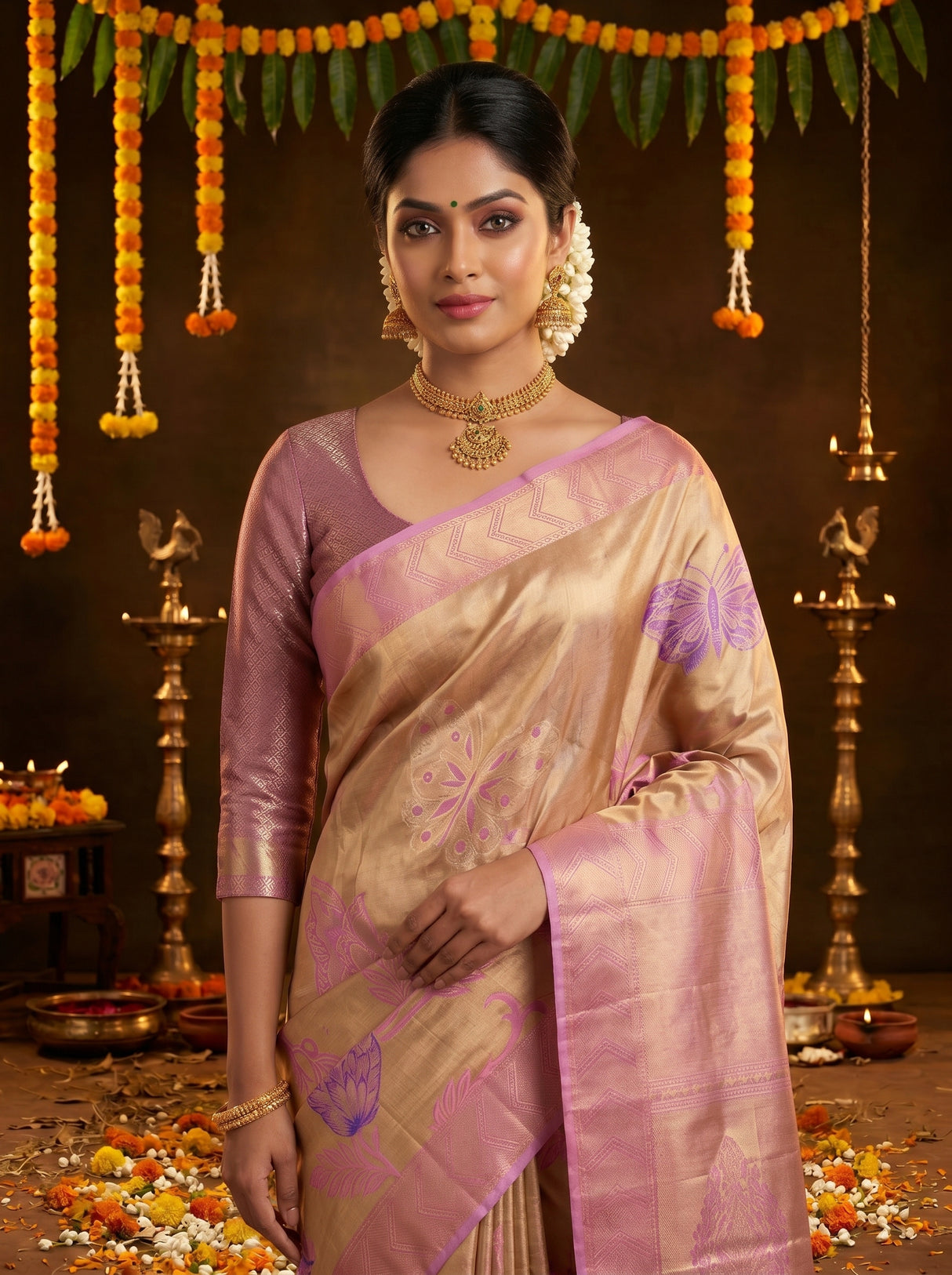 MIMOSA Saree Saree — pose 10 styling detail