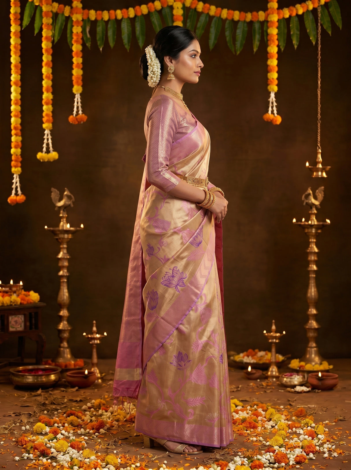 MIMOSA Saree Saree — pose 3 styling detail
